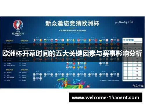 欧洲杯开幕时间的五大关键因素与赛事影响分析